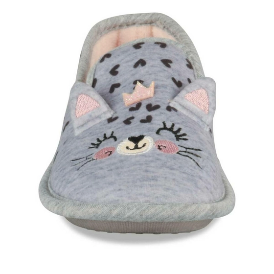 Slippers GREY LOVELY SKULL