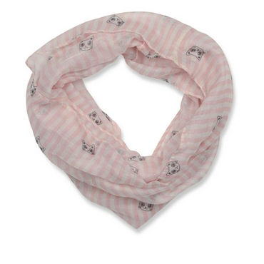 Snood PINK LOVELY SKULL