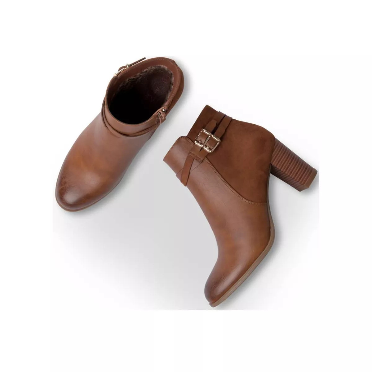 Ankle 2025 boots cognac