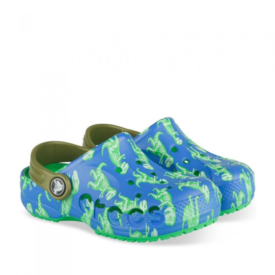 Sabots BLEU CROCS Baya Graphic