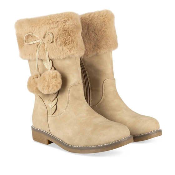 Bottes BEIGE LOVELY SKULL