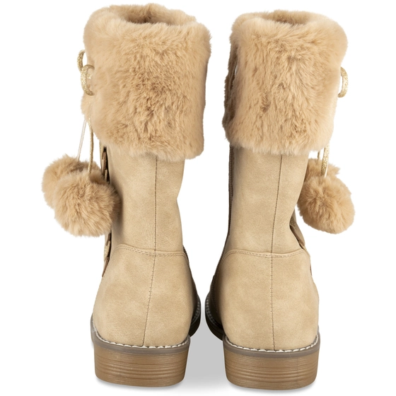 Bottes BEIGE LOVELY SKULL