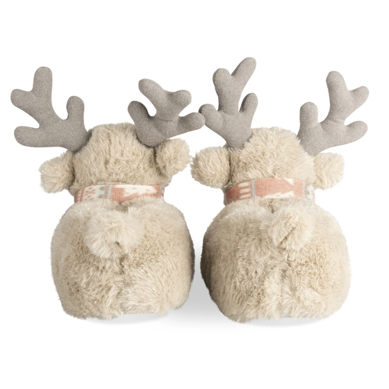 Chaussons peluche renne MARRON PHILOV