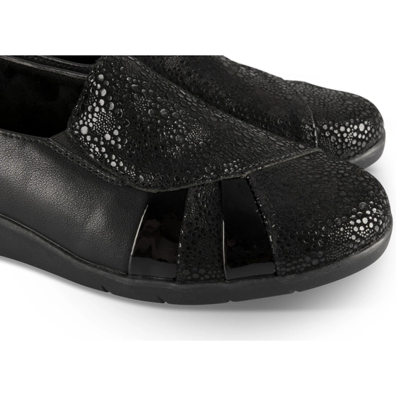 Mocassins NOIR EVITA LEATHER