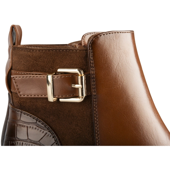 Bottines COGNAC SINEQUANONE