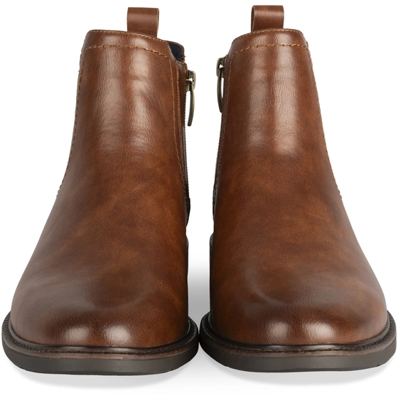 Bottines COGNAC DENIM SIDE