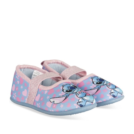 Pantoffels BLAUW STITCH