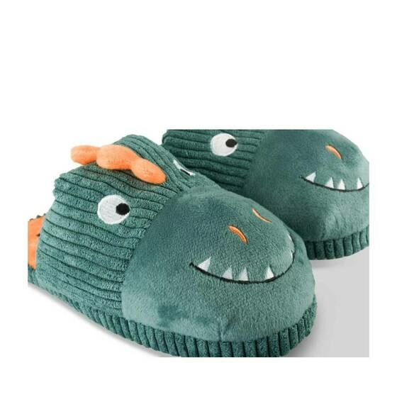 Pantoffels dinosaurus GROEN TAMS