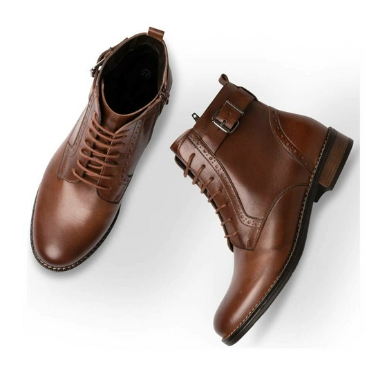 Bottines MARRON MEGIS ELEGANT