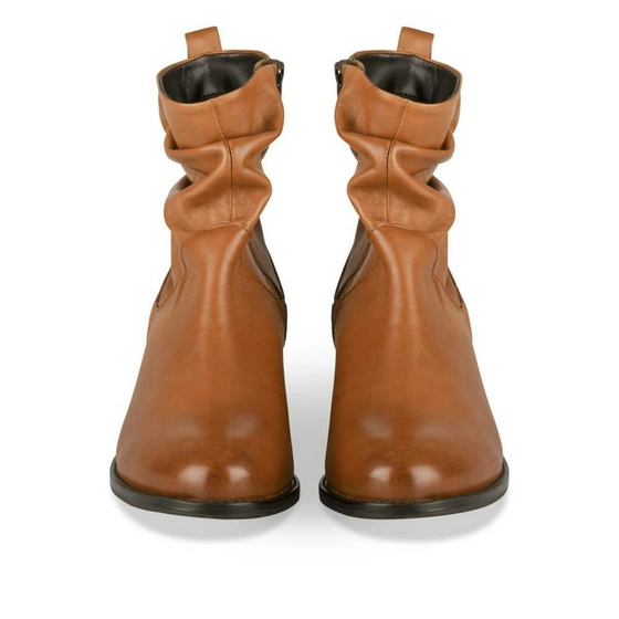 Bottines COGNAC MEGIS ELEGANT