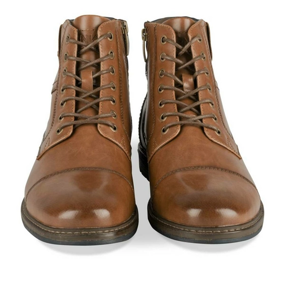 Bottines COGNAC DENIM SIDE