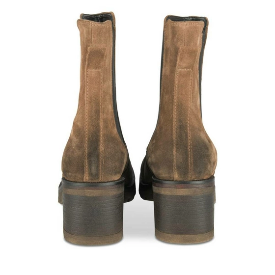 Bottines COGNAC SINEQUANONE