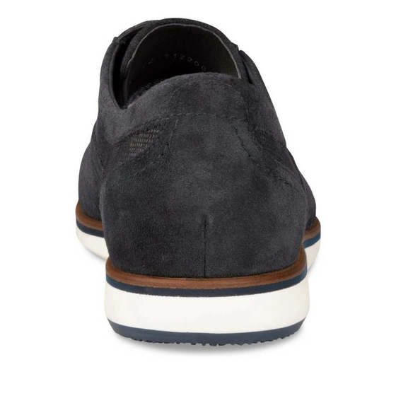 Derbies MARINE DENIM SIDE CUIR