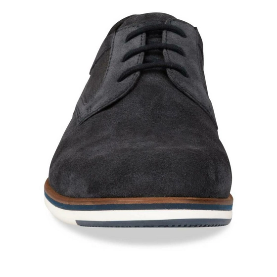 Derbies MARINE DENIM SIDE CUIR