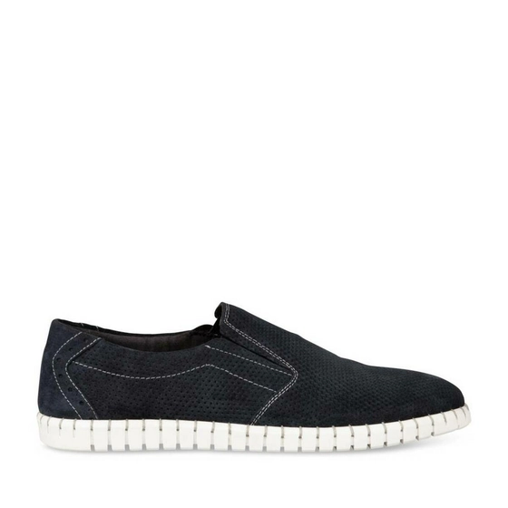 Mocassins NAVY DENIM SIDE LEER