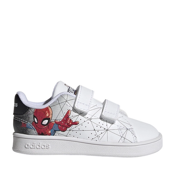 Baskets BLANCHES ADIDAS Spiderman Advantage