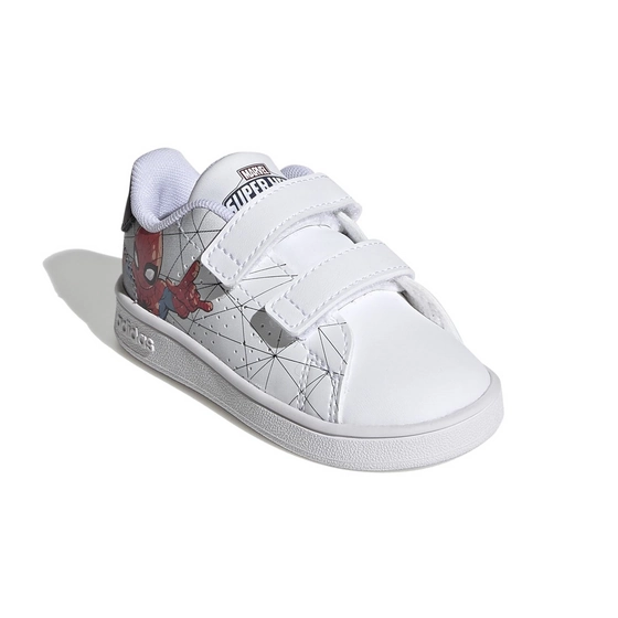 Baskets BLANCHES ADIDAS Spiderman Advantage