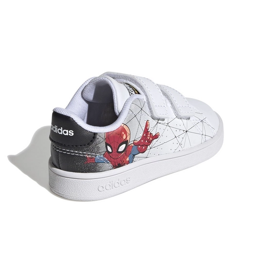 Baskets BLANCHES ADIDAS Spiderman Advantage