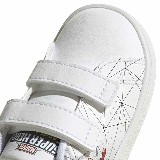 Baskets BLANCHES ADIDAS Spiderman Advantage