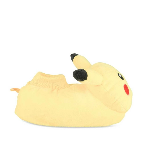 Chaussons peluche garçon Pikachu JAUNE POKEMON