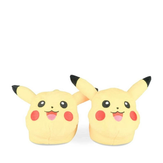 Chaussons peluche garçon Pikachu JAUNE POKEMON