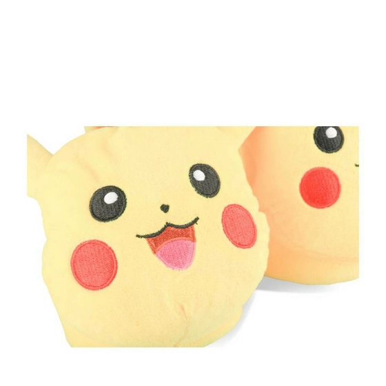 Chaussons peluche garçon Pikachu JAUNE POKEMON