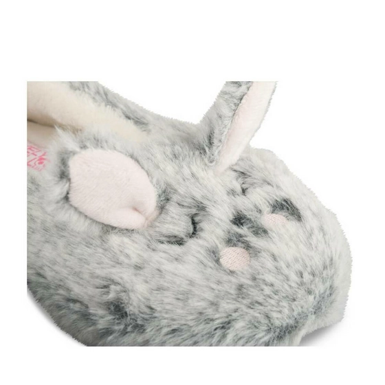 Chaussons lapin GRIS LOVELY SKULL