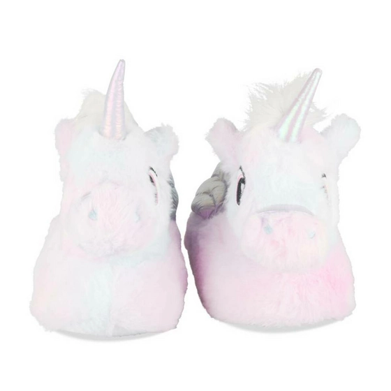 Chaussons peluche licorne MULTICOLOR NINI & GIRLS