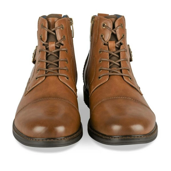 Bottines COGNAC DENIM SIDE