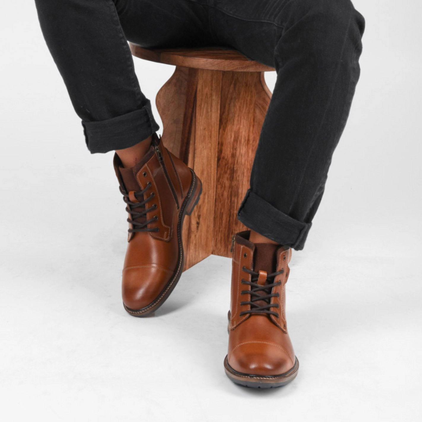 Bottines COGNAC SAN MARINA