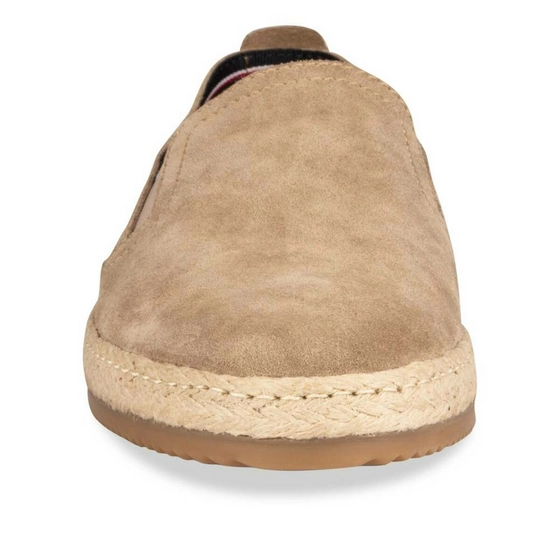 Espadrilles TAUPE DENIM SIDE CUIR