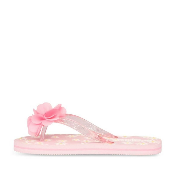 Teenslippers ROZE LOVELY SKULL