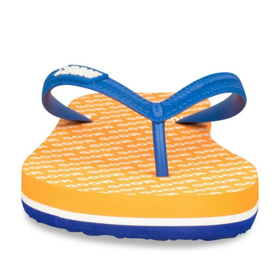 Teenslippers ORANJE DENIM SIDE