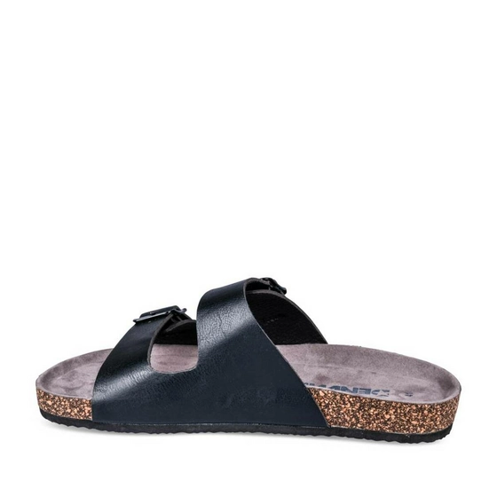 Slippers ZWART DENIM SIDE