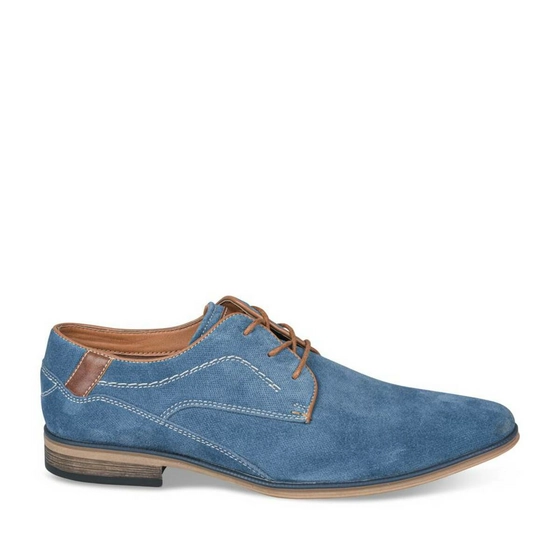 Veterschoenen BLAUW B-BLAKE LEER