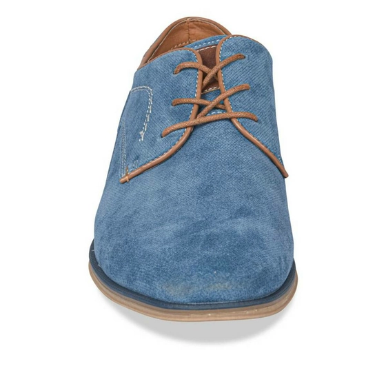 Veterschoenen BLAUW B-BLAKE LEER