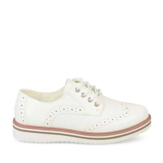 Derbies BLANC LOVELY SKULL