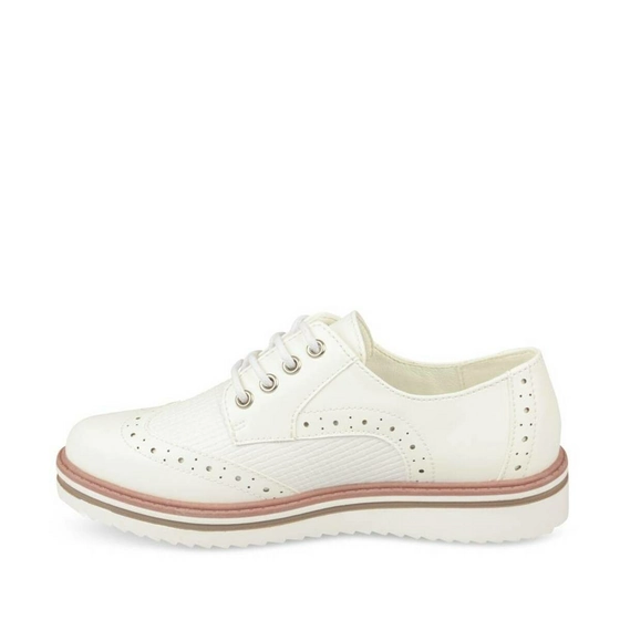 Derbies BLANC LOVELY SKULL