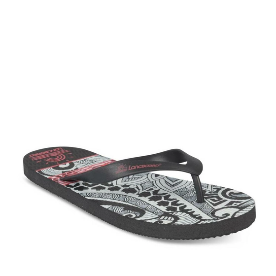 Teenslippers ZWART LONGBOARD