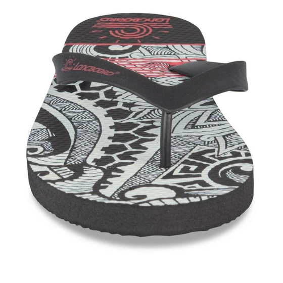 Teenslippers ZWART LONGBOARD