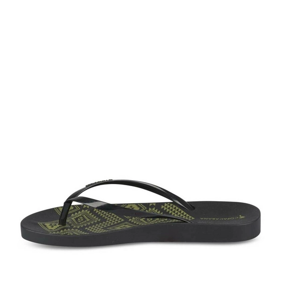 Teenslippers ZWART COPACABANA