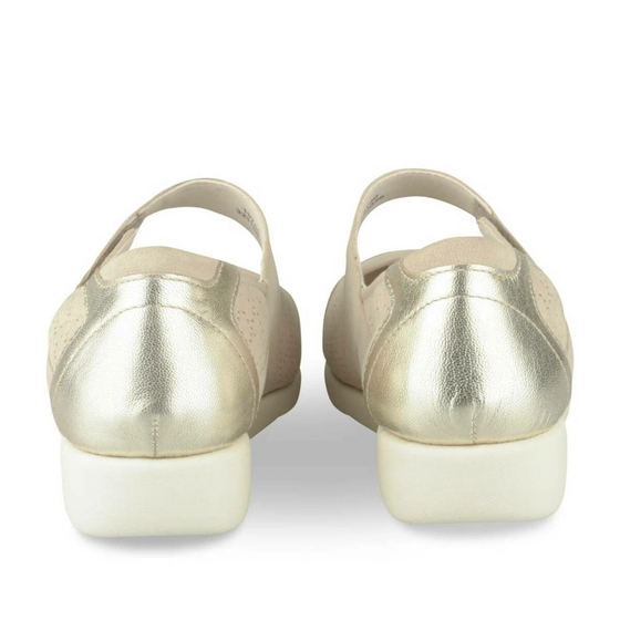 Ballerina's BEIGE NEOSOFT FEMME CUIR