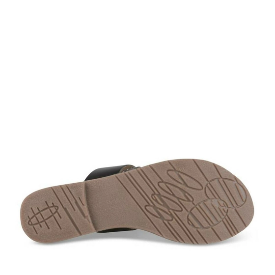 Slippers ZWART MEGIS CASUAL