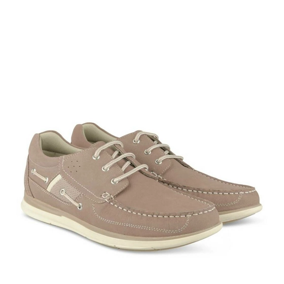 Chaussures bateau BEIGE MEGIS CASUAL