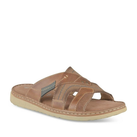 Mules COGNAC MEGIS CASUAL