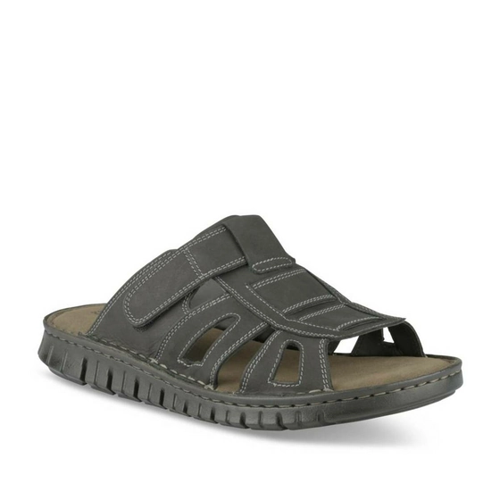 Slippers ZWART MEGIS CASUAL