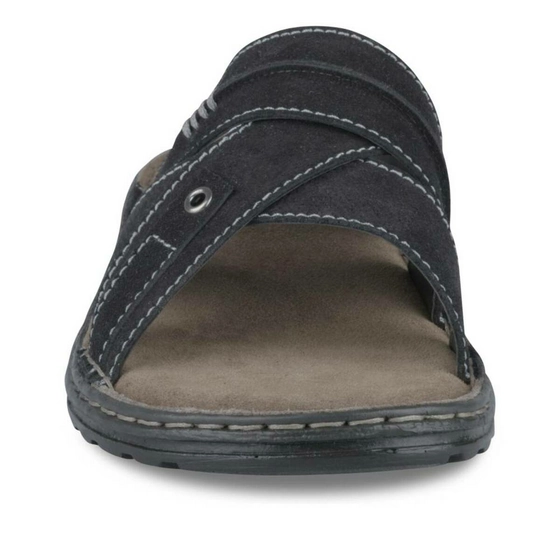 Slippers ZWART MEGIS CASUAL