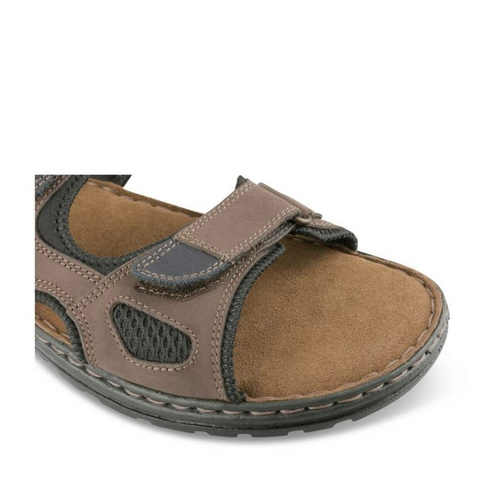 Slippers KASTANJEBRUIN MEGIS CASUAL