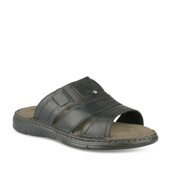 Slippers ZWART MEGIS CASUAL