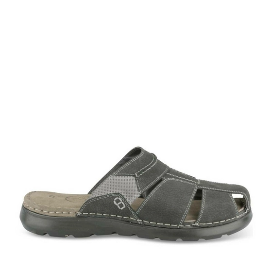 Slippers ZWART MEGIS CASUAL